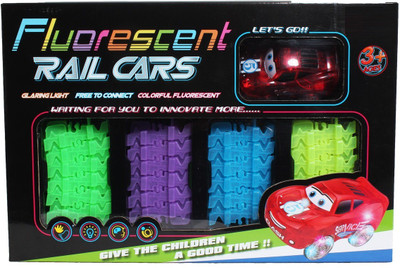 

Webby Fluorescent Rail Cars(Multicolor)