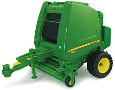 

Tomy Ertl Big Farm 116 John Deere 854 Round Baler With Bales(Green)