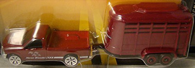 

Adventure Wheels Maisto Lil' Farm Trucks & Trailers 7" Brown Horse Breeder(Red)