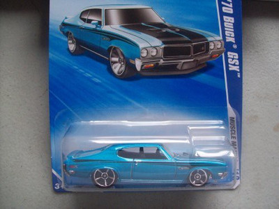 

Hot Wheels 2010 70 Buick Gsx 05/10(Blue)