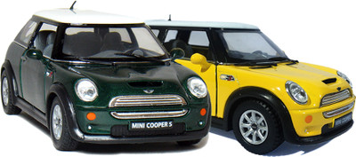 

Kinsmart JACK ROYAL-MINI COOPER (GREEN-YELLOW)(Multicolor)