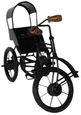 

Desi Karigar Antique rikshaw(Black)