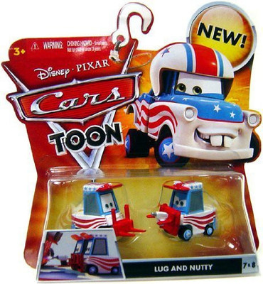 

Disney Pixar Cars Toon Lug And Nutty 7 & 8(Multicolor)