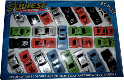 

Arthr Small Super Car set of 25(Red, Green, Blue), Blue;green;red