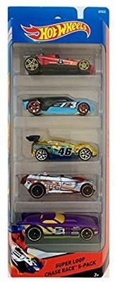 

Mattel Hot Wheels2015 Hw Racesuper Loop Chase Race 5Pack(Multicolor)