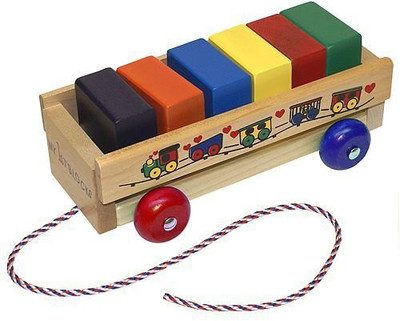 

Holgate My First Block Wagon Toy(Multicolor)