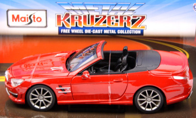 

Maisto Kruzerz 1:24 Mercedes-Benz Sl 63 Amg Convertible(Red)
