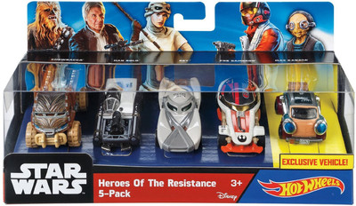 

Hot Wheels HEROES OF RWSISTANCE 5 PACK(Multicolor)