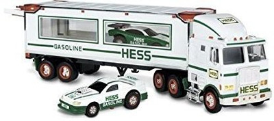 

Hess 1997 Truck With 2 Racers(White)