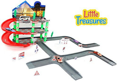 

Little Treasures Deluxe Parking Maze Party Parking Lot(Multicolor)