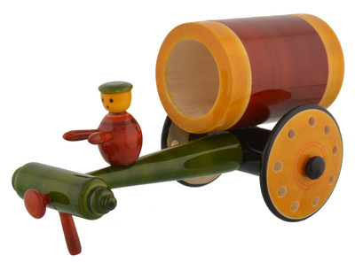 

Anuradha Wooden Cart(Multicolor)