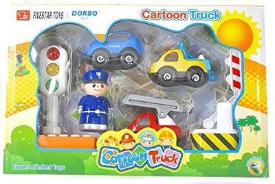 

Silli Me Police Rescue 6 Piece Electronic Car Play Set(Multicolor)