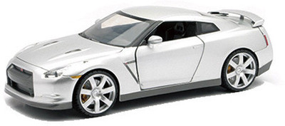 

Maisto Power Kruzerz 4.5" Pull Back Action - 2009 Nissan GT-R Diecast Model Car(White)