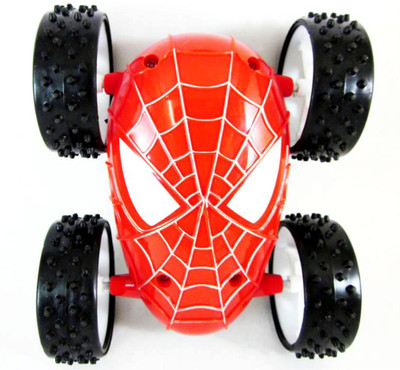 

Shoppersden Spider Man Pull/Push Car(Red, Black), Black;red