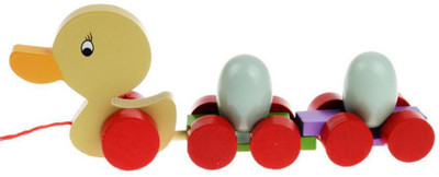 

Kalaplanet Pulling Duck with Eggs(Multicolor)