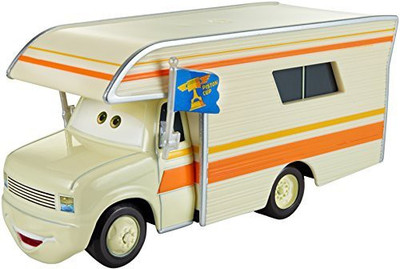 

Mattel disney/pixar cars Oversized Larry Camper Diecast(White)