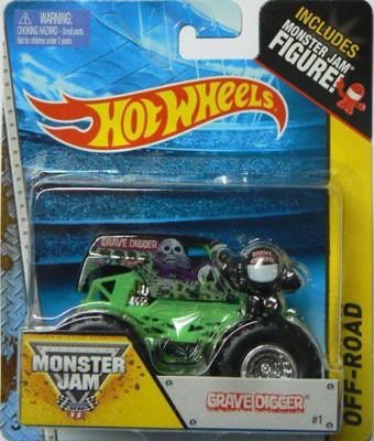 

Hot Wheels Monster Jam 1 Offroad Grave Digger Includes Monster Jam(Green)