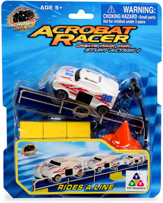 

Toytriangle Acrobat Racer Rides A Line(White, Yellow, Orange), Orange;white;yellow