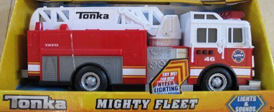 

Tonka Mighty Fleet Fire Truck With Lights And Hyper Sounds(Red)