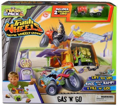 

Trash Pack Wheels Gas 'N' Go Playset(Multicolor)