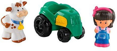 

Fisher-Price Little People Wheelies Mia And Tractor(Multicolor)