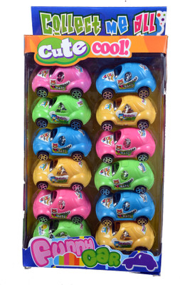 FAB 5 Funny Car - Set of 12(Multicolor)