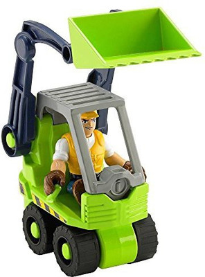

Rescue Heroes Fisherprice Jack Hammer & Front Loader(Green)