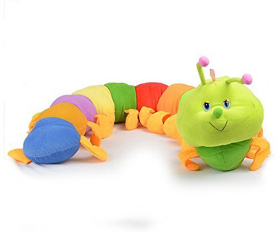 

Welecom (TM) Welecom Caterpillar - Toddler Early Learning Basic Life Skills Children's Plush Travel Activity(Multicolor)