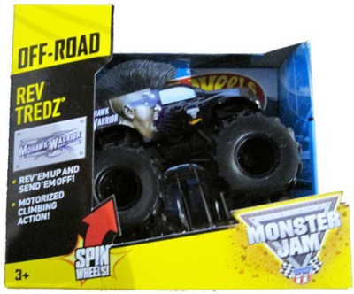 

Monster Jam Hot Wheels Offroad Rev Tredz Mohawk Warrior(Black)