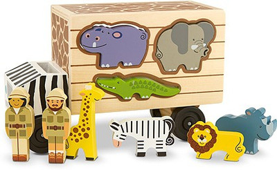 

Melissa & Doug Animal Rescue Shape-Sorting Truck(Multicolor)