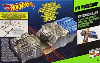 

Hot Wheels Track Builder 2Speed Power Booster Accessory(Grey)