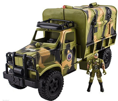 

WolVol Military Fighter Truck With Various Sounds And Lightmini(Green)