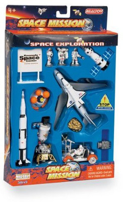 

Action City Space Mission 16 Piece Set W/ Kennedy Space Center Sign(Blue)