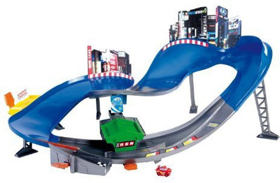 

Mattel Cars Micro Drifters Super Speedway Playset(Blue)