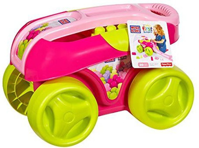 

Mega Bloks First Builders Build'N Go Wagon (Pink)(Multicolor)
