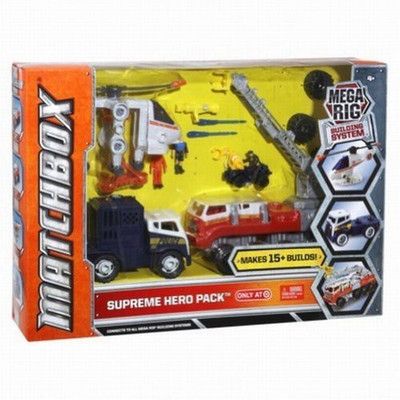 

Matchbox Mega Rig Building System Supreme Hero Pack(Multicolor)