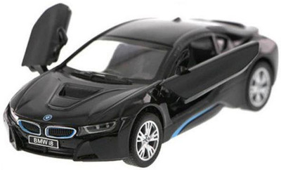 

Kinsmart BMW i8 1/36 Black Diecast Scale Model Car(Black)