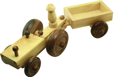 

Montstar Wooden Toy Tractor Trolly(Wooden)
