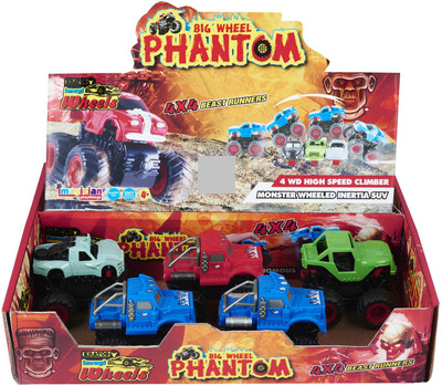 

Kratos Big Wheel Phantom Pack of 12(Multicolor)