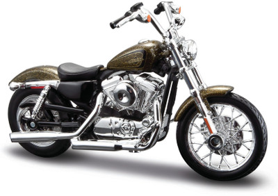 

Maisto Harley Davidson 2012 Xl 1200v Seventy-Two Diecast Bike(Mustard)
