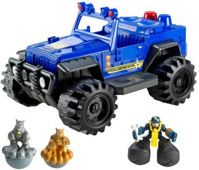 

Matchbox Big Boots Police K9 Atv(Blue)