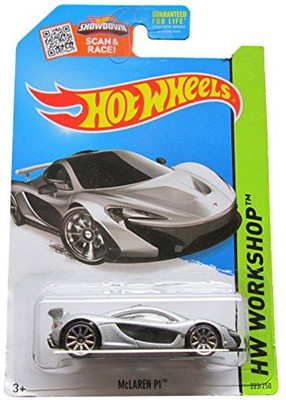 

Mattel Hot Wheels2015 Hw Workshopmclaren P1 [Silver] Diecast(Grey)