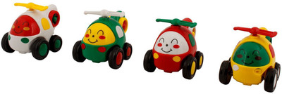 

RVOLD Set of two helicopters Die-cast Miniature palm sized Key action collector toy kids - surprise pick of 2(Multicolour)