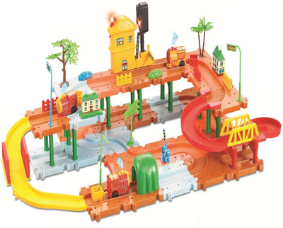 

Saffire Traffic Light Train Set with Music and Lights(Multicolour)