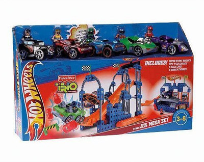 

Fisher-Price Trio Hot Wheels Super Stunt Builder Mega Playset Super(Multicolor)