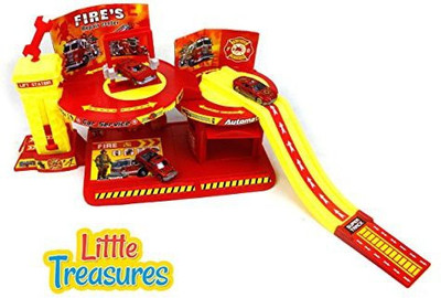 

Little Treasures Fire Alarm Repair Shop Toy Play Set(Multicolor)