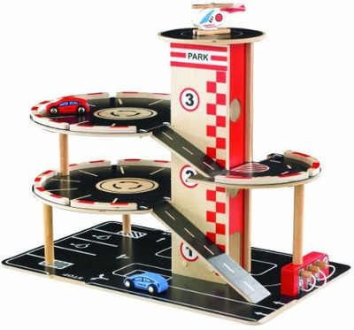 

Hape Educo International Park N' Go Garage(Multicolor)