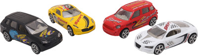 

Baby Tintin Street machine Die cast 4 piece car set(Multicolor)