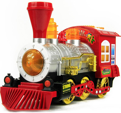 Cp Bigbasket Bubble Train Engine Battery Operated Bump & Go Toy Bubbles Maker Blower Machine(Multicolor)