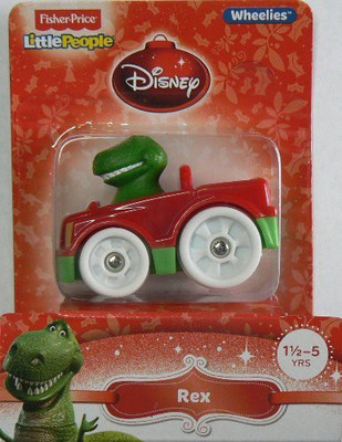 

Fisher-Price Little People Wheelies Disney Rex(Red)